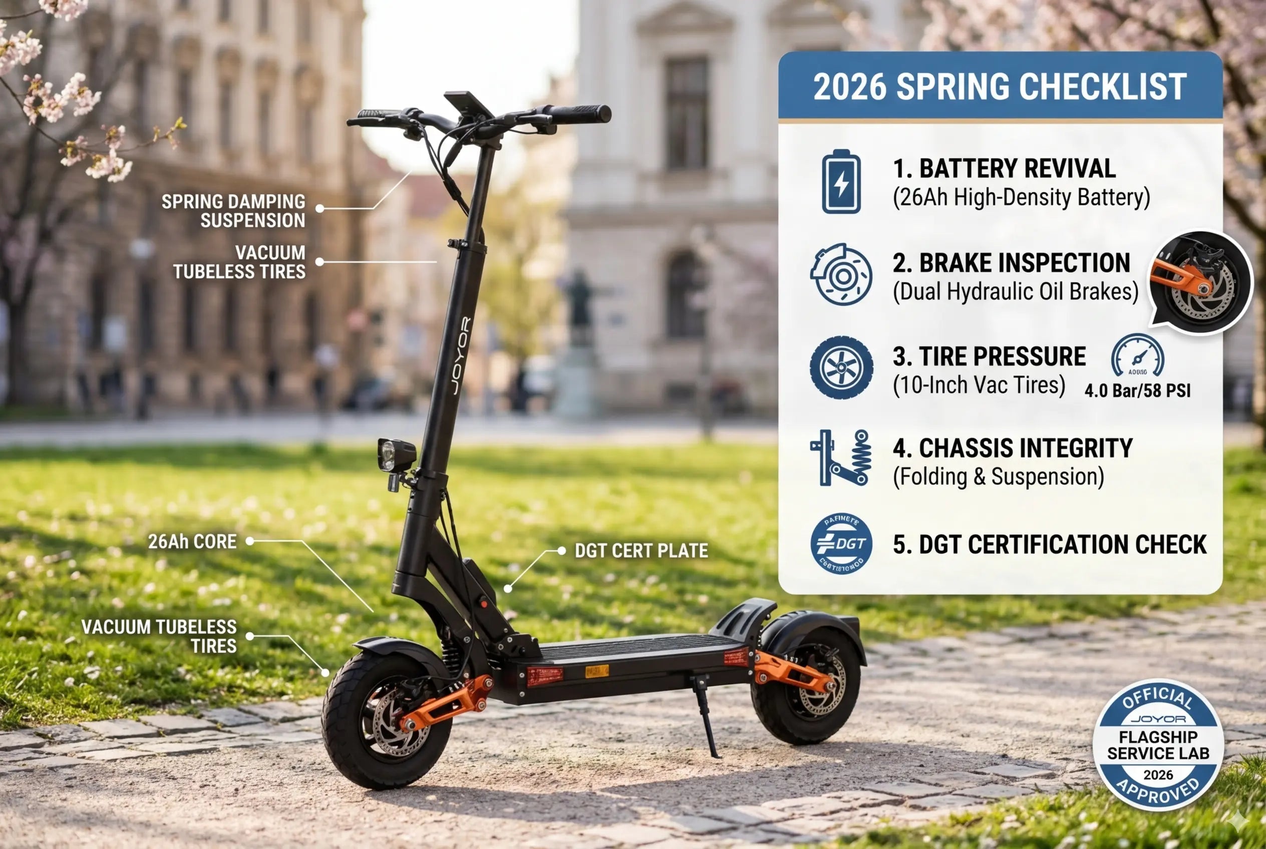 2026 5 Essential Maintenance Tips for JOYOR scooter