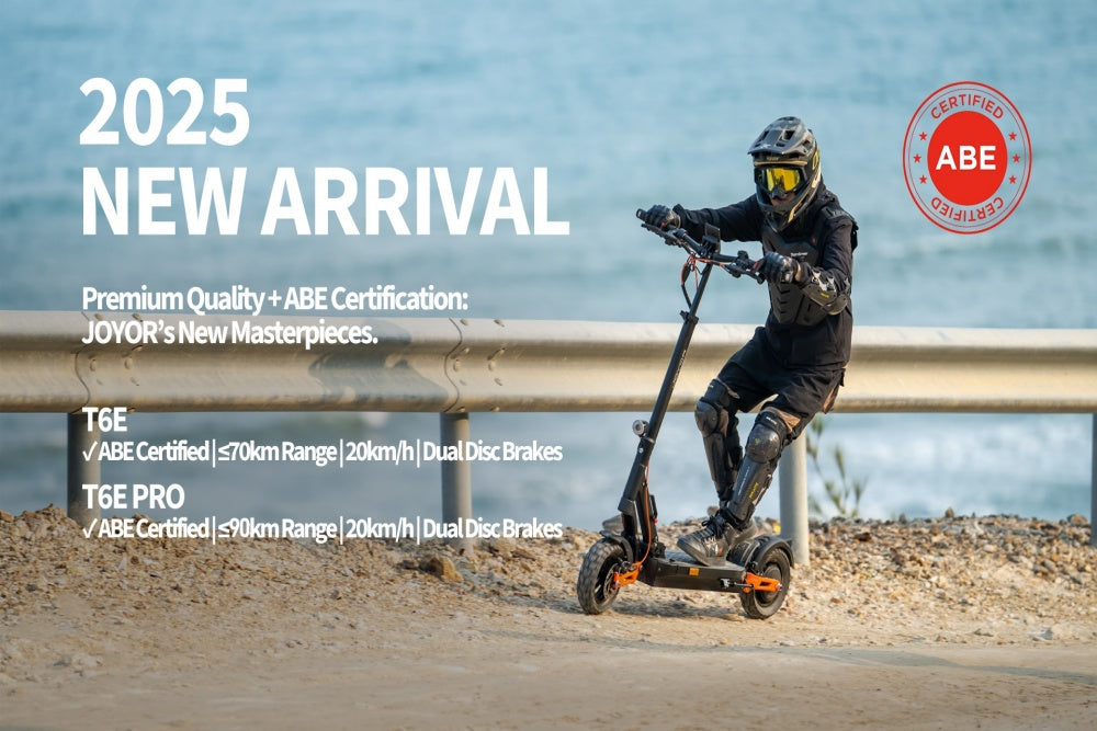 The Smart Choice for Legal Riding: JOYOR T6E Series E-Scooters