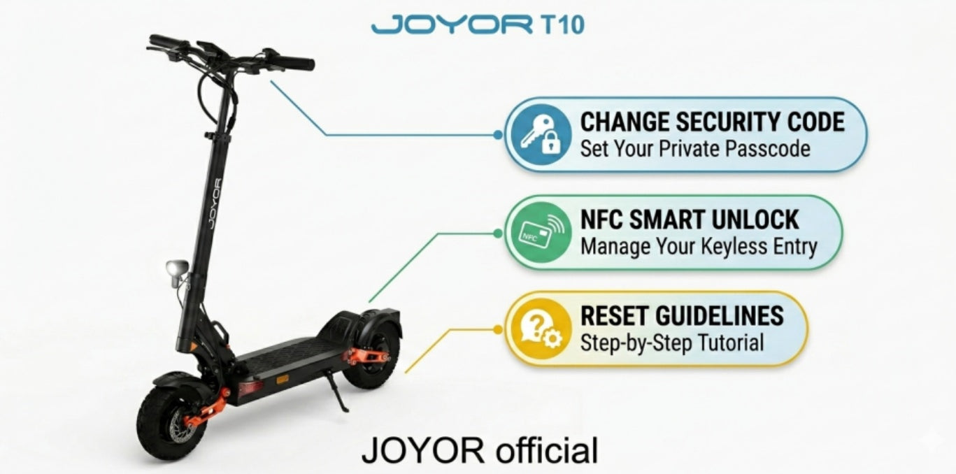 How to Change the Security Code on Joyor T10